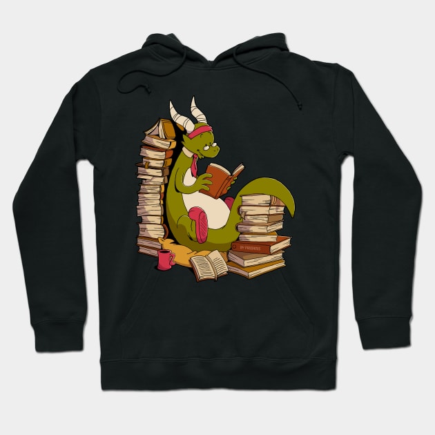 Book wyrm Hoodie by Adamis